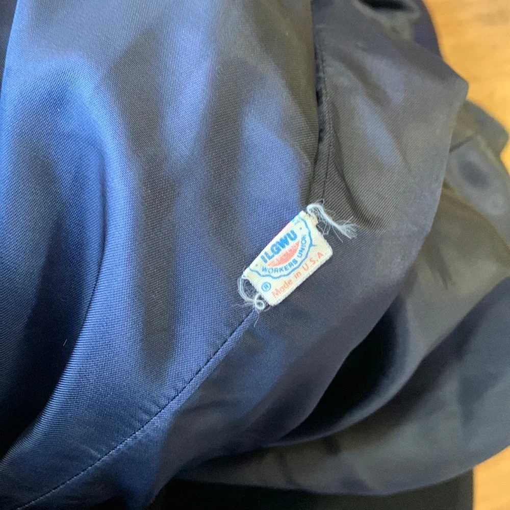 Vintage Forecaster of Boston Retro Dark Purple Trench Coat - Picture 2 of 6